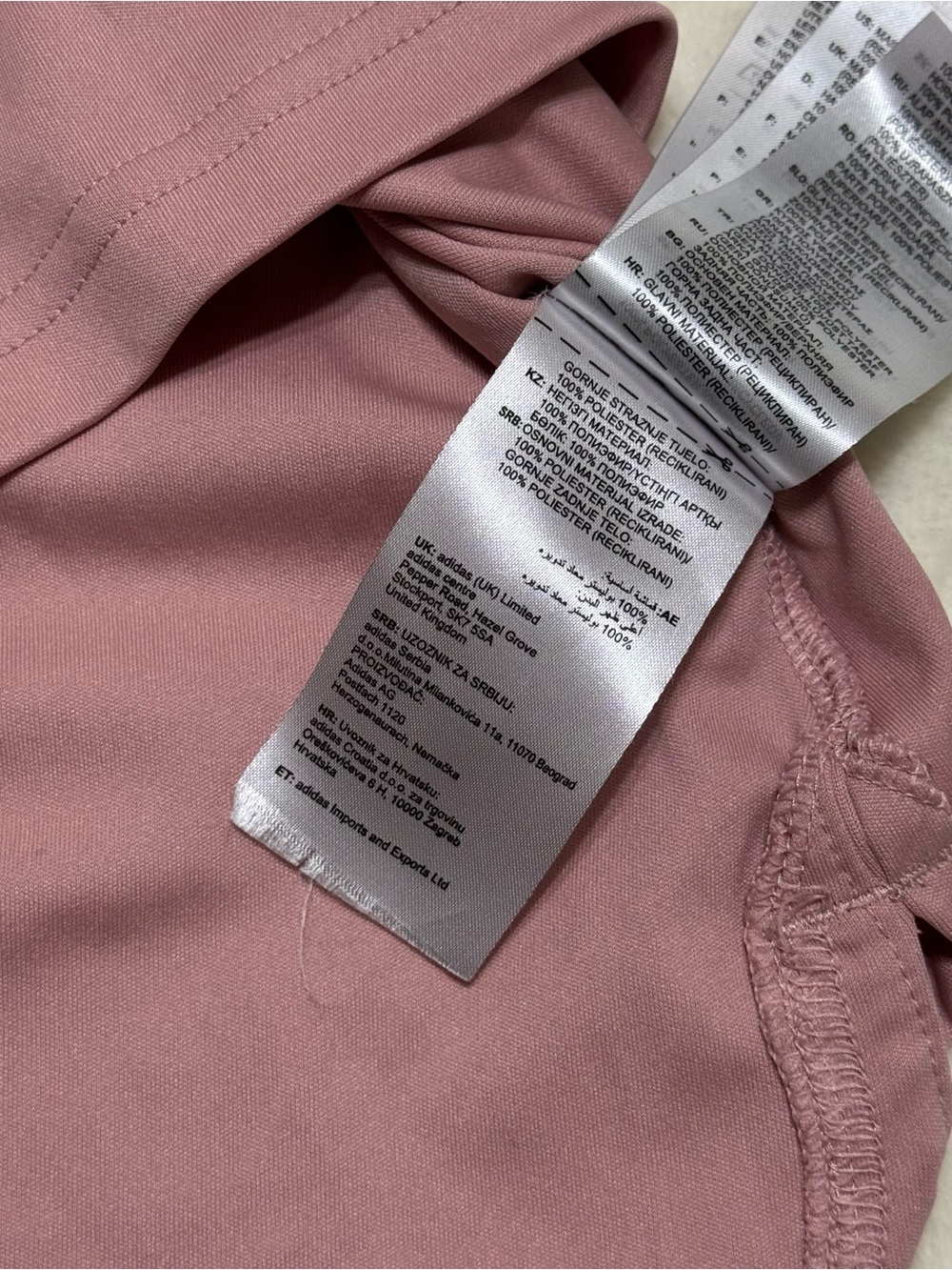 adidas Women's Dusty Pink Racerback Tank Top - Picture 9 of 9